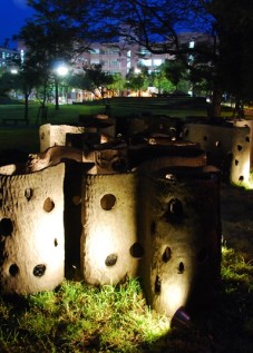 2009publicart-宜蘭大學夜景04